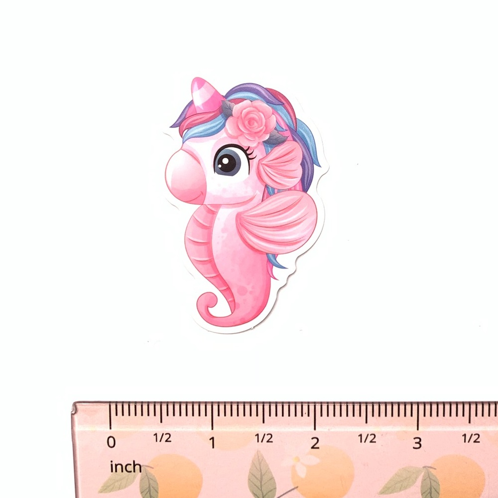 Seahorse Vinyl Sticker - Picture 2 of 2